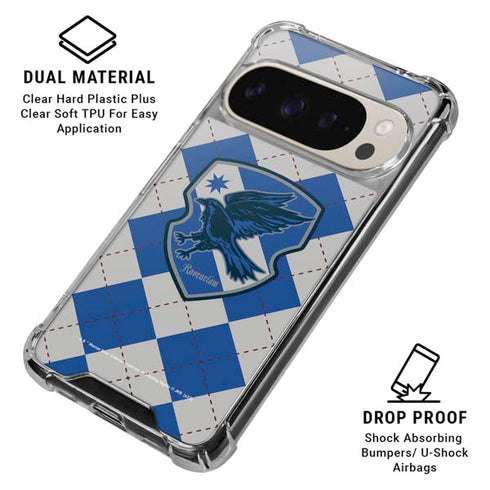Wizarding Worlds Harry Potter Ravenclaw Crest Pixel 9 Pro XL Clear Case